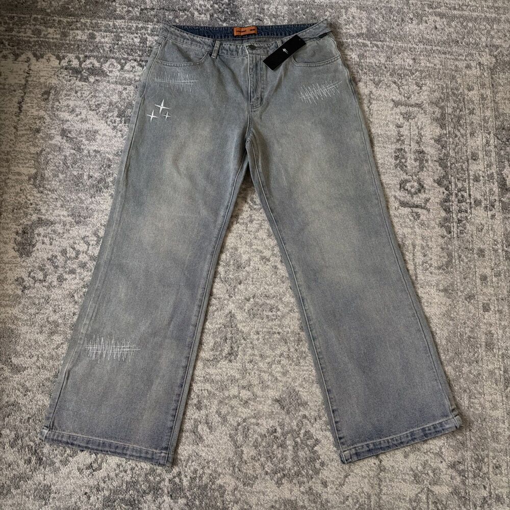 Loiter 444 BOOTCUT JEANS Washed Blue 36